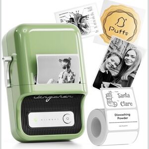 NIIMBOT B21 2 Inch Portable Thermal Label Printer Green new in box